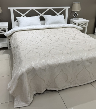 Покрывало 220х240 cream жаккард LUNA home