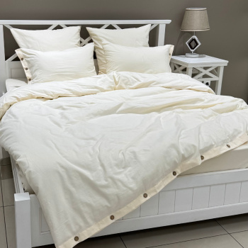 КПБ Семейный LINEN cream LUNA home