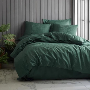 КПБ Евро Hexa GREEN сатин COTTON BOX