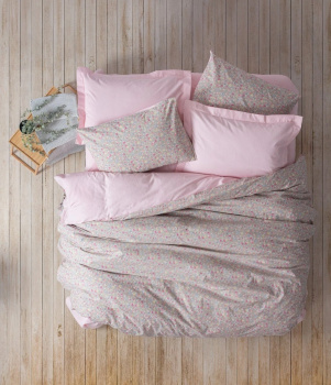 КПБ Евро Sihu PINK ранфорс COTTON BOX