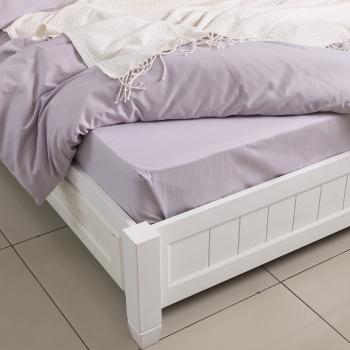 Простыня 180х220 violet поплин LUNA home
