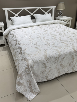 Покрывало 220х240 bej жаккард LUNA home