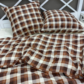 КПБ Евро 25767 brown поплин LUNA home