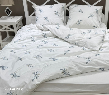КПБ Семейный 29934 blue ранфорс LUNA home